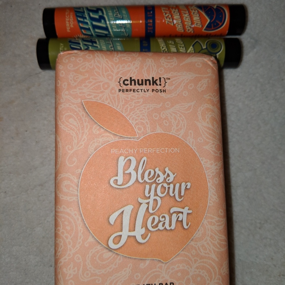 Perfectly Posh Chunk Bar Soap/ Lip Balm